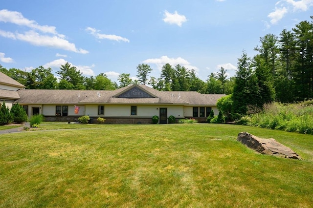 599 Washington St Unit 1, Pembroke, MA 02359 - single story home featuring a front lawn