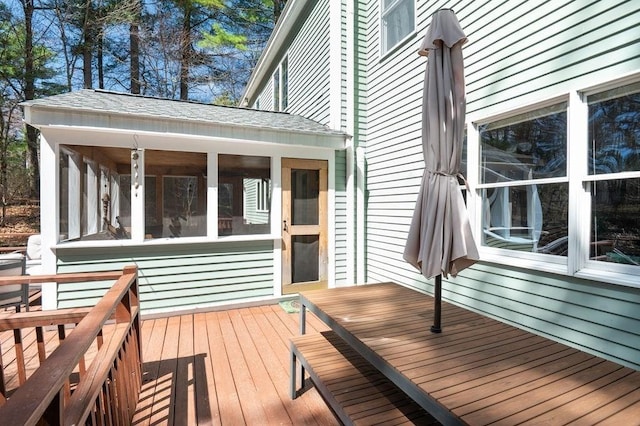 view of deck