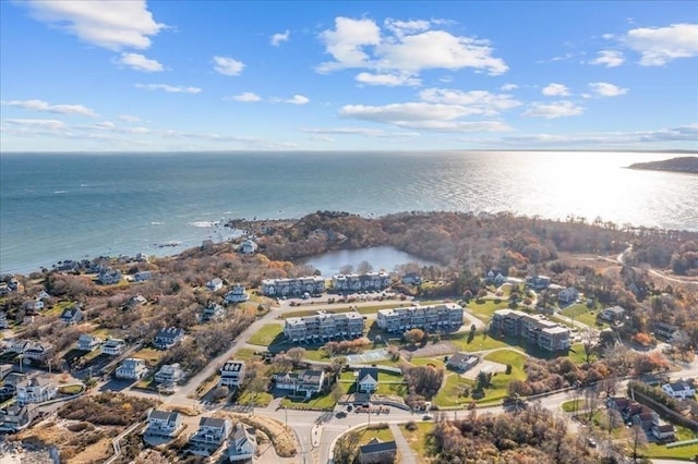 24 Highland Ter Unit 2415, Plymouth, MA 02360 - aerial view of property and surrounding area featuring a large body of water
