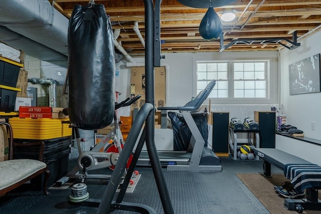 view of exercise room