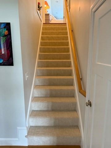 1 Karas Way, Plymouth, MA 02360 - stairs with baseboards