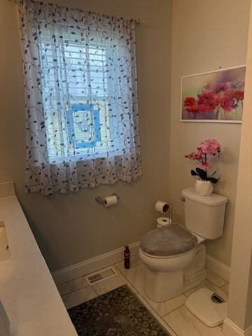 1 Karas Way, Plymouth, MA 02360 - bathroom featuring toilet, tile patterned flooring, baseboards, and vanity