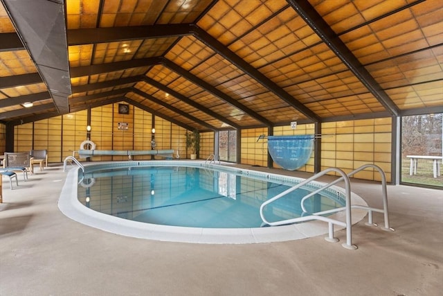 view of indoor pool