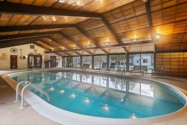 view of indoor pool