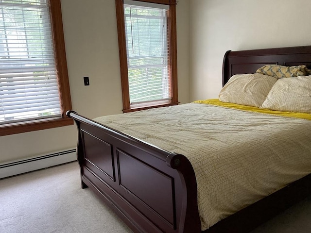16 Knox St, Worcester, MA 01603 - bedroom with light colored carpet, multiple windows, and baseboard heating