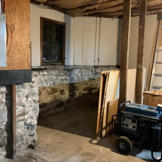 16 Knox St, Worcester, MA 01603 - view of unfinished basement