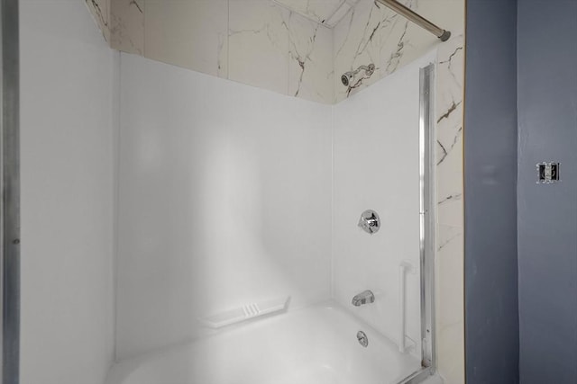 full bathroom featuring shower / tub combination