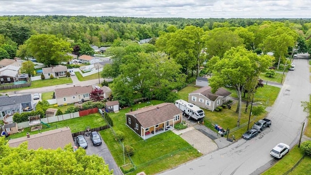 62 Greenbrier Dr, New Bedford, MA 02745 - aerial view of residential area with a forest