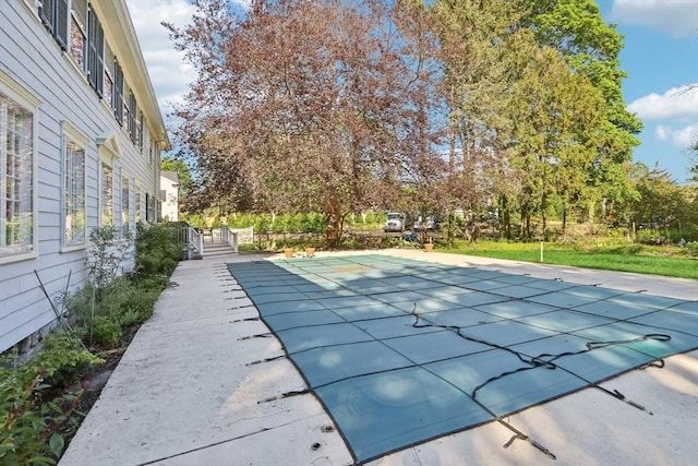 10 Orchard Rd, Gloucester, MA 01930 - view of swimming pool featuring a covered pool