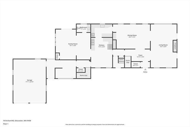 10 Orchard Rd, Gloucester, MA 01930 - floor plan / room layout