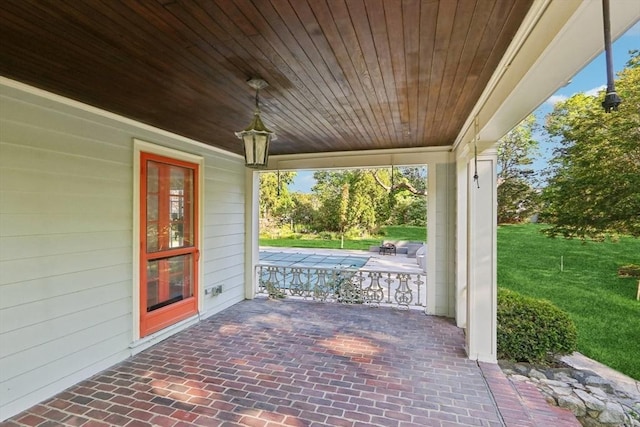 10 Orchard Rd, Gloucester, MA 01930 - covered porch with a lawn