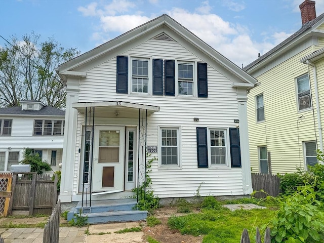 233 Grove St, Woonsocket, RI 02895 - view of greek revival inspired property