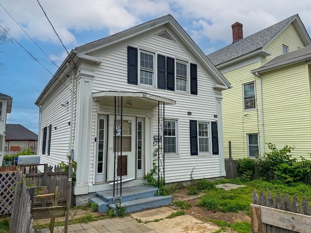 233 Grove St, Woonsocket, RI 02895 - view of front of house with entry steps