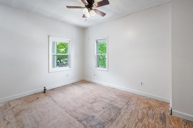 72 Hall St, Springfield, MA 01108 - unfurnished room featuring a textured ceiling and ceiling fan