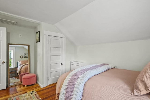 171 Boyce St, Auburn, MA 01501 - bedroom featuring wood finished floors and vaulted ceiling