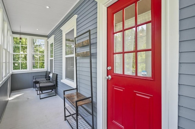 171 Boyce St, Auburn, MA 01501 - doorway to property with a porch