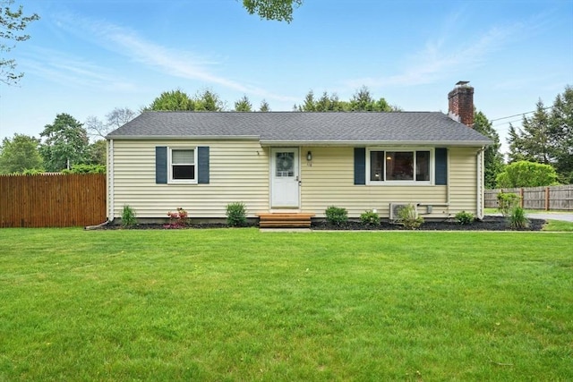 116 Anthony St, Agawam, MA 01001 - single story home with a chimney