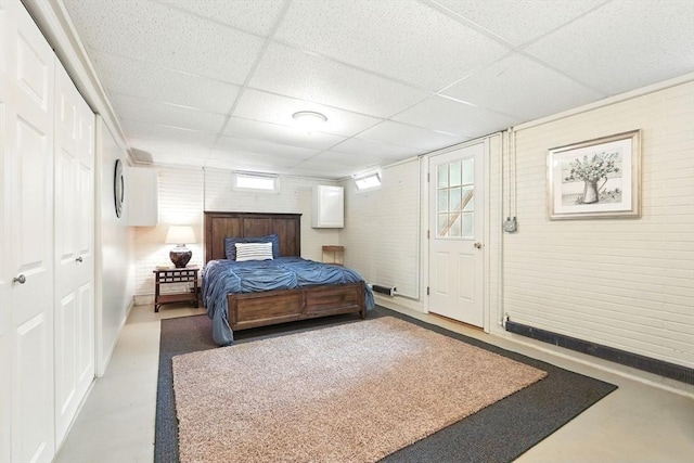 116 Anthony St, Agawam, MA 01001 - bedroom with a paneled ceiling and a closet