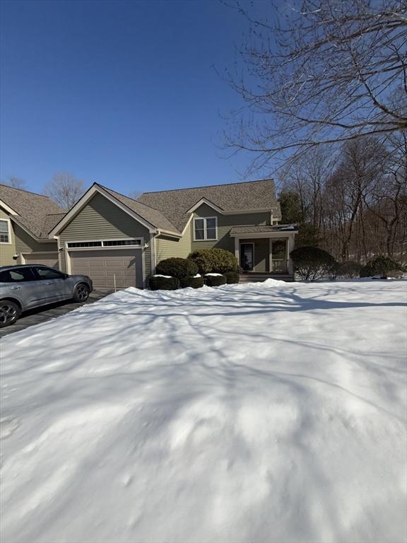 view of front of home with an attached garage