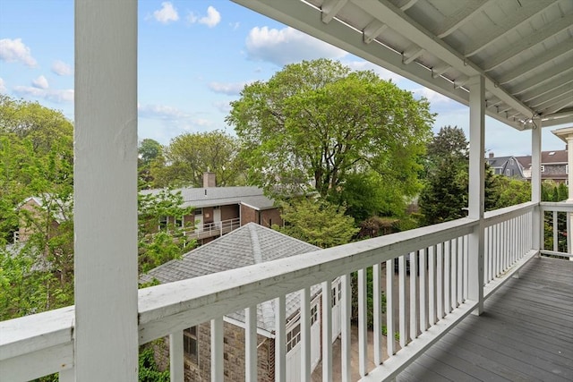 view of deck