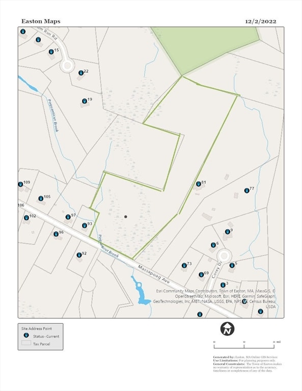 89 Massapoag, Easton MA, 02356 land for sale