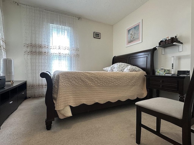 44-46 Spring St, West Springfield, MA 01089 - bedroom with light carpet and a textured ceiling