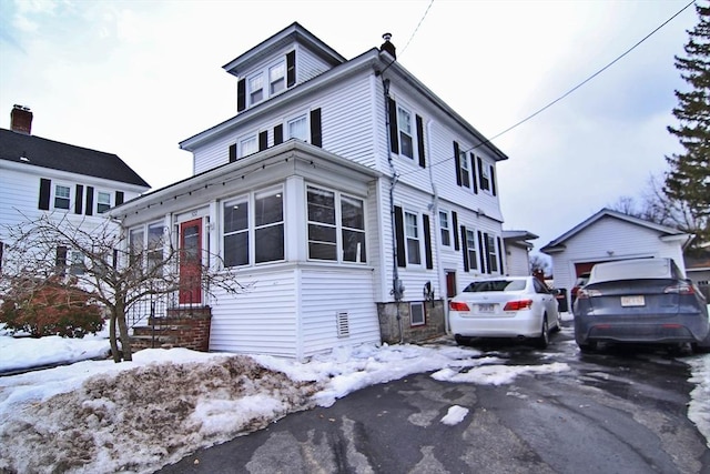 view of traditional style home