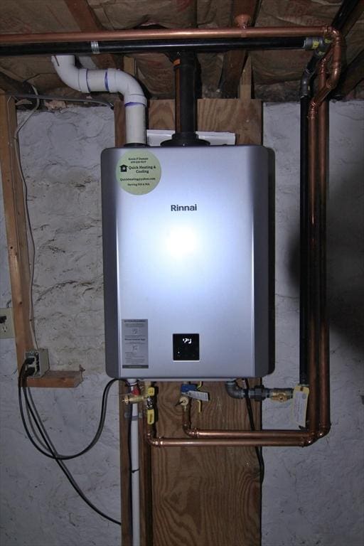 utilities featuring water heater