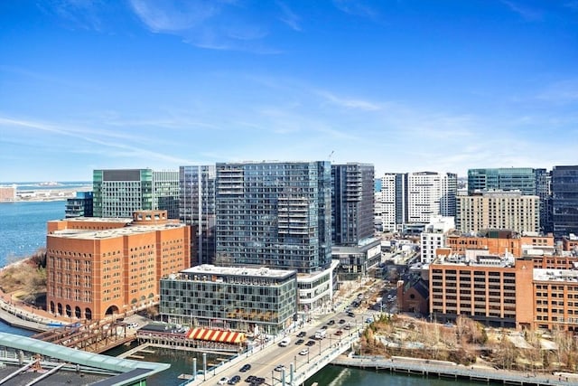 view of city featuring a nearby body of water