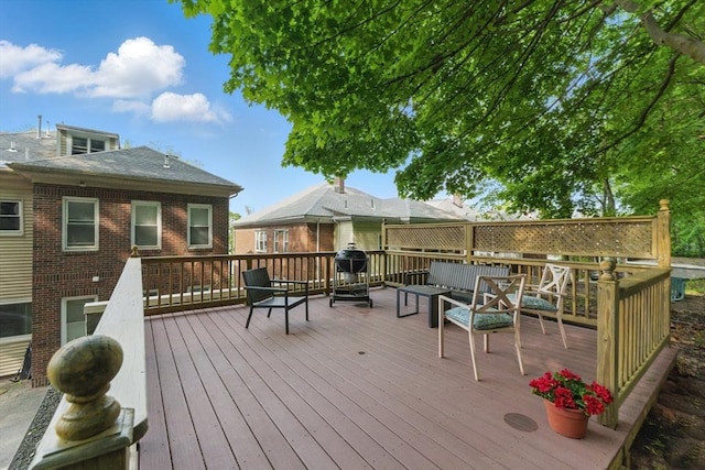 200 Winchester St Unit 1, Brookline, MA 02446 - view of wooden deck