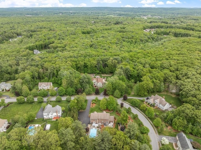 28 Sandy Ridge Rd, Sterling, MA 01564 - aerial view of property's location with a heavily wooded area