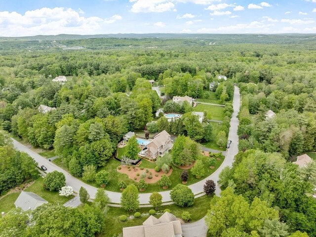 28 Sandy Ridge Rd, Sterling, MA 01564 - bird's eye view of a heavily wooded area