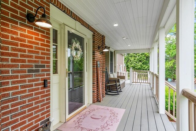 28 Sandy Ridge Rd, Sterling, MA 01564 - view of wooden porch