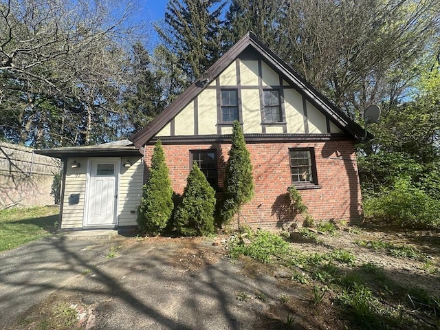 91-93 Mulberry St, Springfield, MA 01105 - view of front of home with brick siding and stucco siding