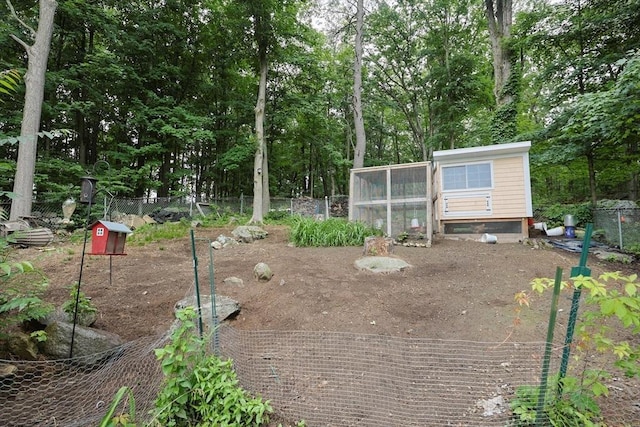 43 Thompson St, Maynard, MA 01754 - view of yard with exterior structure and an outdoor structure
