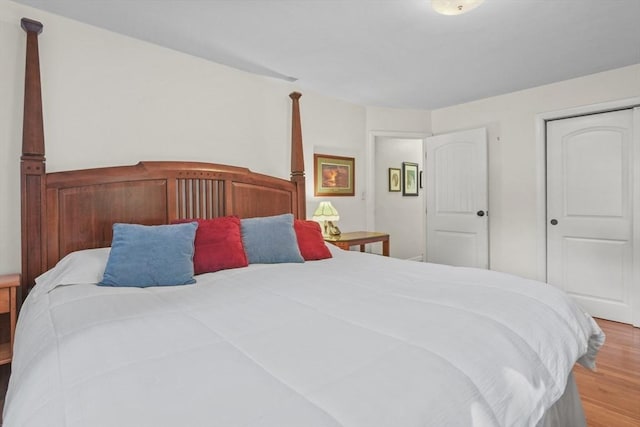 132 Biscayne St, Leominster, MA 01453 - bedroom featuring wood finished floors and a closet