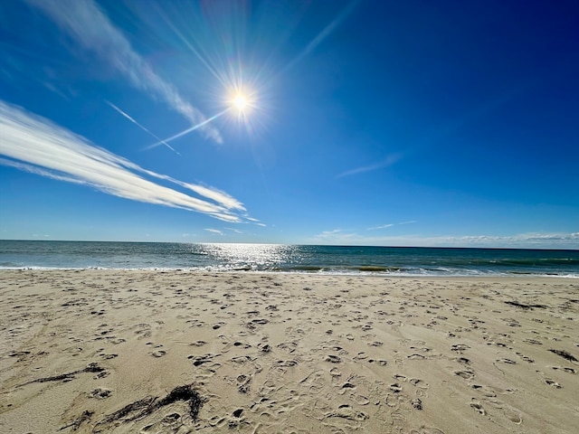 water view with a beach view