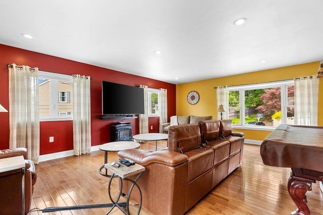 12 Clarner Rd, Lynn, MA 01904 - living room with healthy amount of natural light, light wood finished floors, and recessed lighting