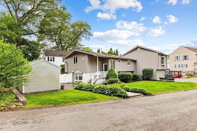 12 Clarner Rd, Lynn, MA 01904 - bi-level home featuring a chimney