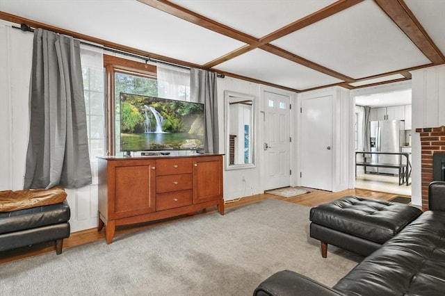 114 Linebrook Rd, Ipswich, MA 01938 - living room featuring light wood-style floors