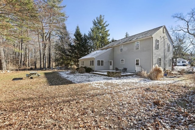 rear view of house with a patio area