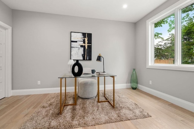 19 Johnson Pl Unit 19, Newton, MA 02466 - unfurnished office featuring wood finished floors and baseboards