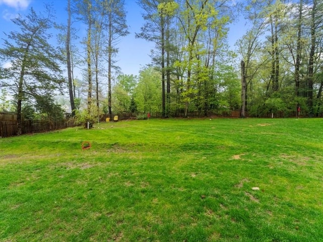 view of yard