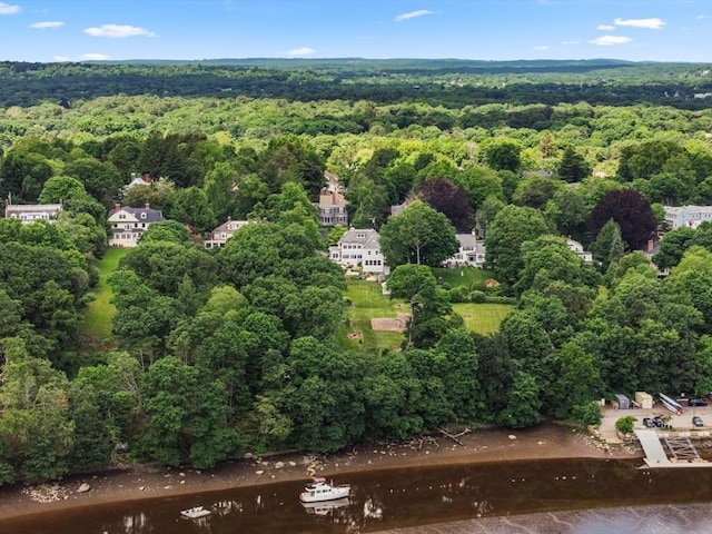 aerial view with a view of trees