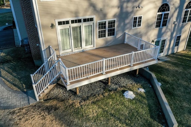 view of deck