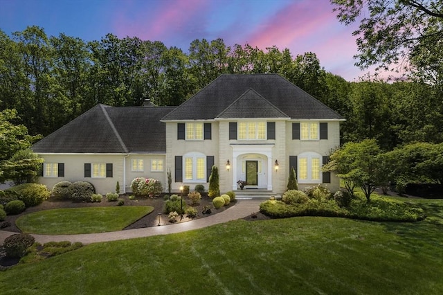 267 W St, Northborough, MA 01532 - colonial house with a front lawn and roof with shingles