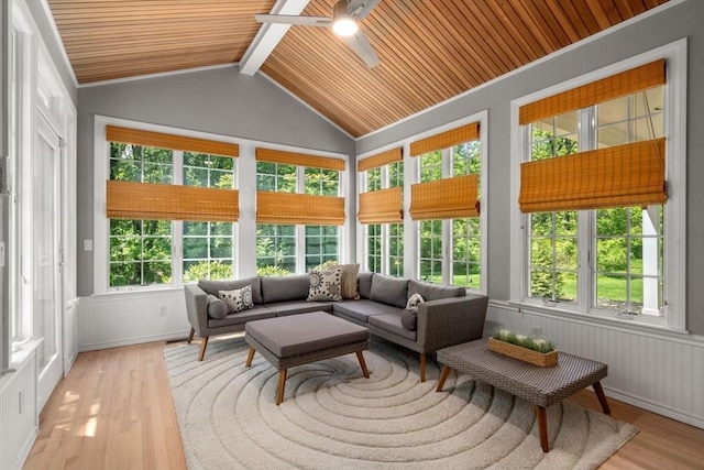 267 W St, Northborough, MA 01532 - sunroom with wood finished floors, wooden ceiling, and a deck