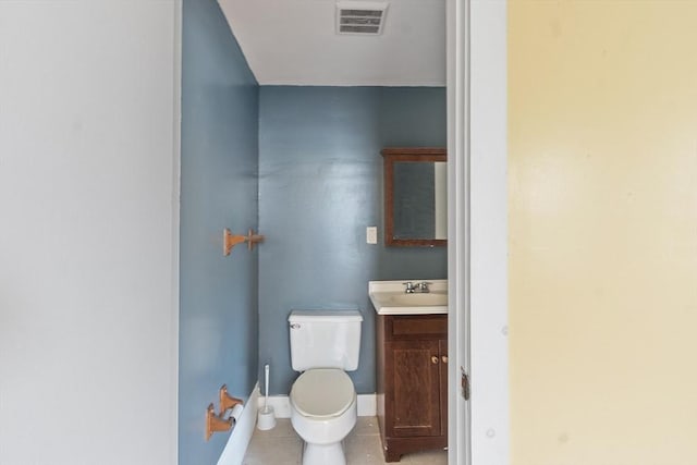 222-R Kimball St, Fitchburg, MA 01420 - half bathroom with vanity and tile patterned flooring