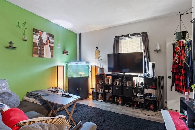 222-R Kimball St, Fitchburg, MA 01420 - living area with wood finished floors