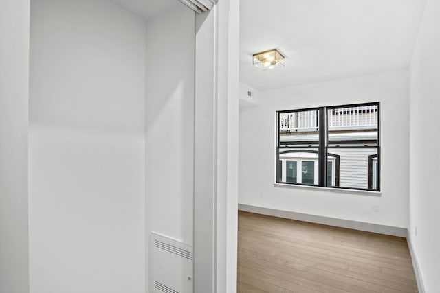 interior space featuring light hardwood / wood-style flooring